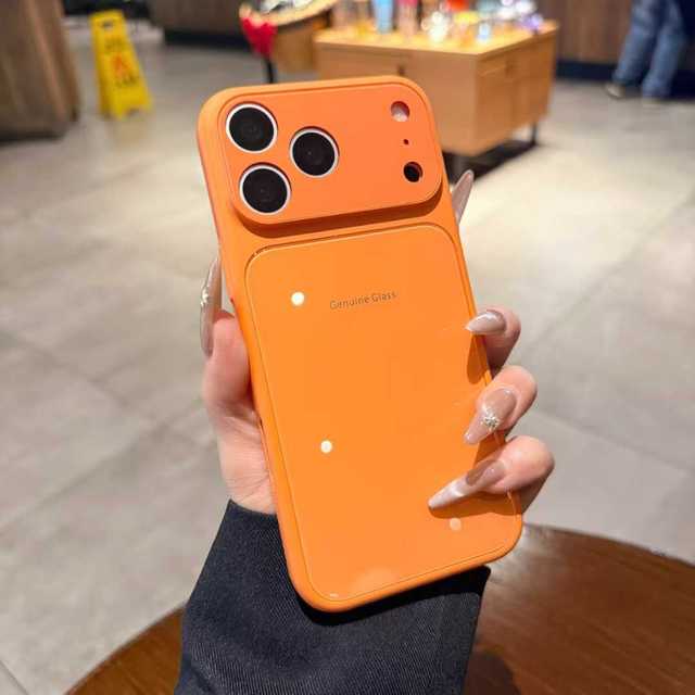 Custom Design Case Luxury Printing Glass Phone Cover Logo Print Phone Case for iPhone 17/17 Pro MAX