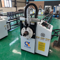 Machine de découpe au laser à fibre compacte à haute vitesse et stable avec refroidissement par eau CNC 5 axes pour le traitement des tubes en acier inoxydable