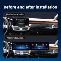 Lecteur DVD de voiture 25,6 pouces avec écran double Android, autoradio 1 DIN pour Mercedes CLS W218 12-17
