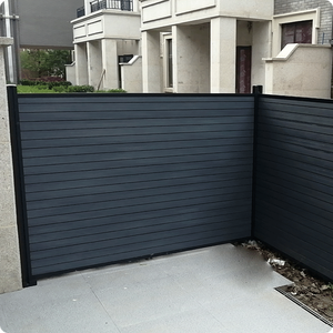 Clôture en <span class=keywords><strong>bois</strong></span> WPC confidentialité Offre Spéciale pas cher en gros étanche à l'eau ignifuge <span class=keywords><strong>anti</strong></span>-insectes extérieur panneaux de clôture modernes Installation facile - Product Image 1