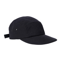 Vente en gros Conception personnalisée Y2K Style 5 panneaux Casquette de sport en nylon Imperméable en plein air Course à pied Pêche Camping Chapeau avec logo brodé