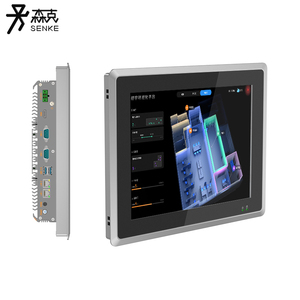คอมพิวเตอร์อุตสาหกรรมแบบ All-in-One ขนาด 10.4 12.1 15 17 19 นิ้ว หน้าจอสัมผัสแบบ Capacitive ระบบควบคุมอัตโนมัติ Ipc ไร้พัดลม รุ่น Sk-k10dr - Product Image 1