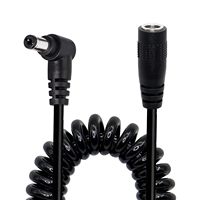 5Ft 5.5mm X 2.1mm mâle à mâle câble d'alimentation cc adaptateur de fil cordon de câble d'extension enroulé pour caméra de routeur DVR bande LED