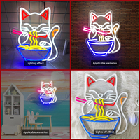 Enseigne néon LED personnalisée Hiragana Katakana Kanji, écriture japonaise, décoration d'hôpital, matériau acrylique, commande manuelle, IPX8, marquee