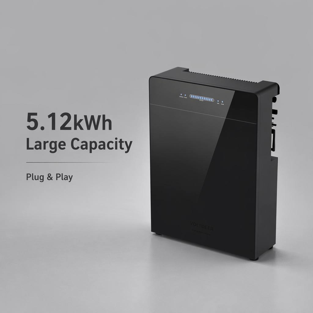5kw All in One Hybrid Solar Energy System Emergency Home Backup Power Plug and Play EU Stock · image 1