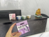PINCHAO Rafraîchisseur d'air personnalisé pour voitures Diffuseur d'arômes moderne et luxueux avec parfum solide Diffuseur de parfum pour climatiseur de voiture