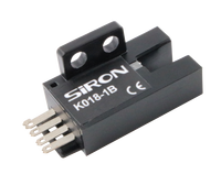 Sensor Óptico Ranurado Tipo Y SiRON K018-6, Cable de 2m y 4 Núcleos, Sensor Fotoeléctrico Ranurado en Forma de Horquilla