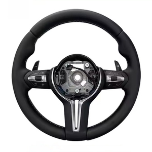 Volant en cuir intégral M Sport pour <span class=keywords><strong>BMW</strong></span> <span class=keywords><strong>M3</strong></span> F30 F35 F15 F16 F20 F21 F25 F26 M5 F10 F11 F06 F07 F12 F13 F01 E90 E71 <span class=keywords><strong>E80</strong></span> E70 - Product Image 3