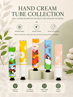 Tubos Cosméticos Vacíos de Aluminio y Plástico, Duraderos, de Tamaño Personalizado, Tipo Exprimible, con Tapa de Rosca, para Crema de Manos, con Impresión UV y Serigrafía de Logotipo