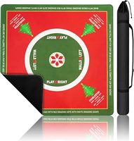 Tapis de Mahjong Européens et Américains en Silicone – Populaires, Haute Qualité, Logo Personnalisable, E-commerce Transfrontalier, Antidérapants