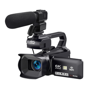 Caméra vidéo numérique 6K 3.0 écran IPS Vision nocturne Zoom numérique 18X pour <span class=keywords><strong>YouTube</strong></span> Live Streaming Vlogging - Product Image 1