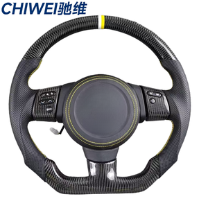 <span class=keywords><strong>Volant</strong></span> de voiture en <span class=keywords><strong>cuir</strong></span> et fibre de carbone CHIWEI Sports à 3 branches, 50 mm, pour FJ Cruiser et Land Cruiser, mise à niveau/rénovation - Product Image 1