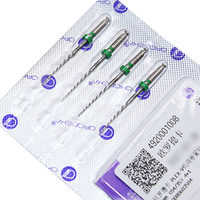 Orodek PLEX V Ortodent – Fraiseurs endodontiques dentaires en Nickel-Titane pour usage machine, 4 pièces
