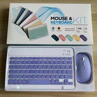 Sıcak satış USB arayüzü kablosuz klavye ve fare Tablet PC ve telefon için BT IOS Android iPad ile uyumlu