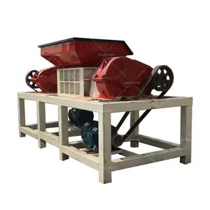 Large Capacity Steel Aluminum Scrap Shredding Machines Car Body Crusher Two Shaft Metal Shredder For Recycling