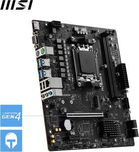 Carte mère <span class=keywords><strong>MSI</strong></span> Pro B650M-B Micro ATX, compatible avec les processeurs AMD Ryzen 7000 Series AM5 - DDR5 Memory Boost <span class=keywords><strong>6800</strong></span> + MHz/OC - Product Image 3