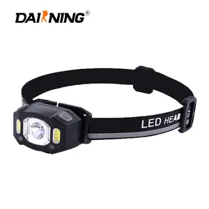 2023 Factory Product New COB Light Super Bright Hot Selling Led Waterproof Headlamp Rechargeable 800mah