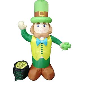 Oktoberfest-decoración inflable personalizada, tazas de cerveza, decoraciones <span class=keywords><strong>para</strong></span> el Día de San Patricio, tamaño real, mascota verde - Product Image 1