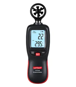 Anemometer Digital genggam Bluetooth baru, untuk pengukur kecepatan angin dan suhu Lcd, Anemometer Backlit