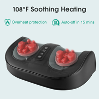 Masseur de pieds électrique OEM personnalisé, machine de massage des pieds Shiatsu sans fil pour la circulation sanguine et la douleur