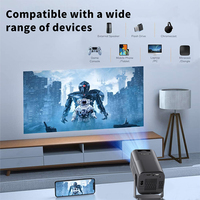 Usine En Gros AMX500 4K Android 11 Portable Mini Projecteur 2.4/5G Wifi6 Home Cinéma Vidéo Full Hd Projecteurs