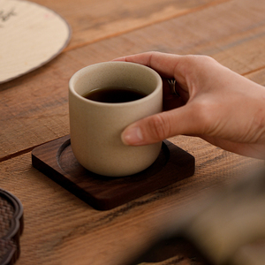Tasse à expresso en argile japonaise faite à la main, grande, 150 ml, en céramique, en grès, <span class=keywords><strong>bol</strong></span> à thé, personnalisée pour un usage domestique, tasses à café - Product Image 3