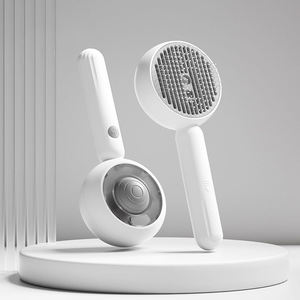 <b>Pet</b> Grooming Spray Massage Comb Multifunction One Button Hair Removal <b>Brush</b> Dog Comb Cleaning Supplies - Product Image 1