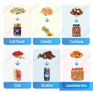 เครื่องชั่งแบบกึ่งอัตโนมัติ 4 หัวชั่งแบบเส้นตรง, เครื่องบรรจุเม็ดละเอียดความแม่นยำสูงสำหรับบรรจุอาหาร ขนมขบเคี้ยว ถั่ว บรรจุในขวดหรือถุง - Product Image 4