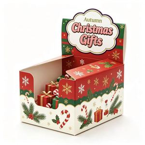 Autumn Christmas Gifts Eco-Friendly Self Erecting <b>Display</b> <b>Box</b> Magnetic Closure Ivory Board Rectangle Recyclable Four Color - Product Image 3