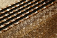 MUMU Usine de Dongguan Panneaux Muraux de Boiserie Lambrissée en Bois Massif 3D pour Décoration Intérieure