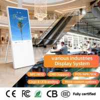 Affiche numérique pour hall d'entreprise 43 pouces 4K |   Écran d'accueil et panneau d'annonces animés portables pour Android, idéaux pour les bureaux et les salles d'accueil
