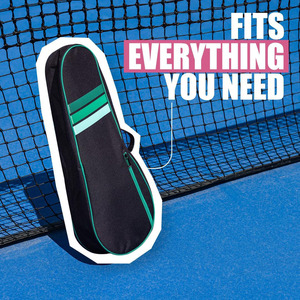 Échantillon gratuit : sac de raquette de tennis avec panneau arrière ventilé en tissu mesh 3D et compartiment à chaussures - Product Image 3