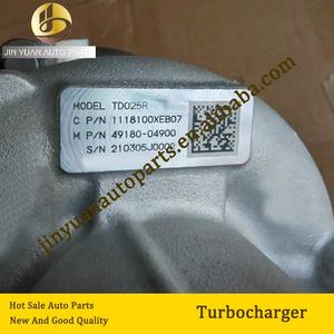 Turbocompresseur 49180-04900 4918004900 1118100 XEB05 XEB07 TD025R pour Haval Hybrid Version H6 pour Great Wall pour Big <span class=keywords><strong>Dog</strong></span> 1.5T - Product Image 5