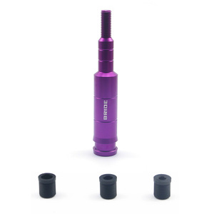 Bride Gear <b>Shift</b> <b>Knob</b> Adapter Aluminum Adjustable Universal Car Modification Part Purple Black Blue Red - Product Image 3