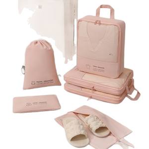 Organizador de ropa de viaje Beilian, bolsa de compresión rectangular de poliéster para almacenamiento de equipaje de viaje, conjunto RH2534 - Product Image 5