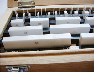 सिरेमिक गेज ब्लॉक सेट 32pcs 38pcs 46pcs 47pcs 56pcs 76pcs 83pcs 87pcs 88pcs 91pc103pcs 112pcs 122pcs गेज समानांतर पर्ची गेज - Product Image 5