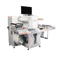 Machine de découpe numérique automatique Skycut pour étiquettes autocollantes en rouleau avec fonctions de refendage et de plastification
