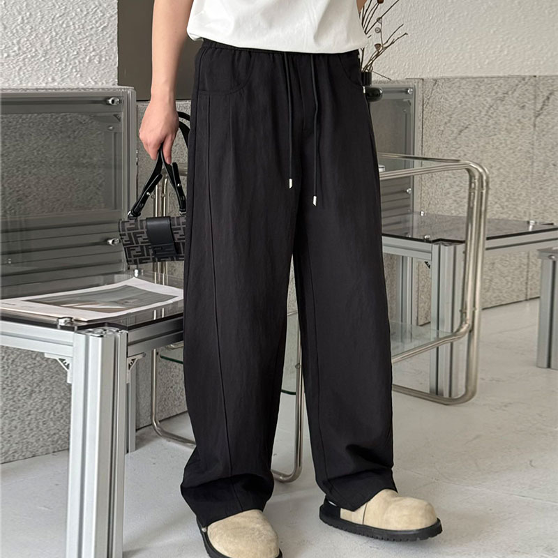 Pantalon De Survêtement Pour Homme, Séchage Rapide, Extensible, Vêtement De Sport, Coupe Droite, Cordon De Serrage, Pantalon De Survêtement Respirant, Pantalon De Jogging Décontracté, Pantalon Droit à
