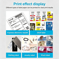 Printer Transfer Termal Desktop ATP TF402 203DPI 200mm/s Printer Label & Barcode Termal Langsung dengan Antarmuka USB Tersedia