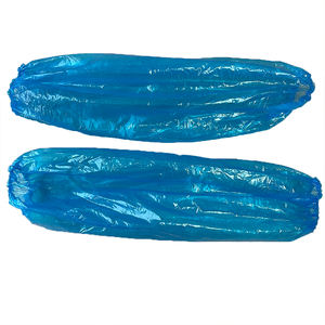 Gezondheid Veiligheid Wegwerp Stofdichte Beschermende Elastische Plastic Waterdichte Pe Mouw Cover Voor Cleanroom Bescherming Machine Gemaakt - Product Image 3