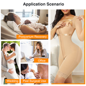 Ceinture colombienne vêtements de corps Shaper Colombianas Compression crochets réglables corps complet Shaper Push up poitrine Shapewear - Product Image 5