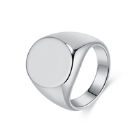 ShuoyeW 21mm bague en acier au tungstène argent or noir joint elliptique logo Laser de base bague en acier au tungstène bague 935