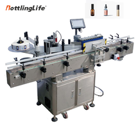 Machine d'étiquetage de bouteilles d'huile et de saveur de 10ml 30ml Cbd Machine d'autocollant d'étiquettes compte-gouttes à grande vitesse