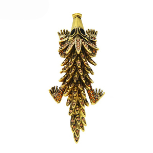 Nuevo Broche Creativo de Aleación con Diseño de Pangolín, Pin Retro de Animal para Ropa, Cola Oscilante, Accesorios para Traje y Abrigo - Product Image 5