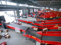 CIMC Pteris Schmalbandiges Automatisches Sortierfördersystem Linearer Schmalbandsortierer für Express-Versandkartons Briefe
