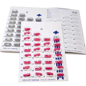 Organizador mensual de pastillas con sellado en frío - Tarjetas blíster para medicamentos - Empaque de pastillas DIY para farmacia, desechable y fácil de usar - Product Image 6