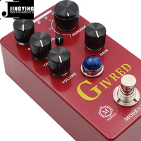 Jingying Pedal efek gitar elektrik, Pedal efek Bass, gitar elektrik, Overdrive Preamp, distorsi merah, 2025, suku cadang & Aksesori Gitar