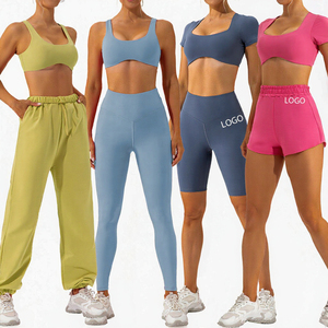 Plus Size Women Yoga Set Seamless Activewear Fitness Outfit Breathable Quick Dry Sports Apparel - Product Image 2