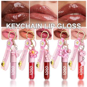 OEM/ODM Gloss à lèvres de luxe hydratant, effet repulpant, haute brillance, couleur intense, résistant à l'eau, sans transfert, 58 teintes, format porte-clés portable - Product Image 3