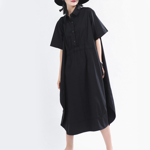 Vêtements <span class=keywords><strong>femme</strong></span> <span class=keywords><strong>grande</strong></span> <span class=keywords><strong>taille</strong></span>, nouvelle robe <span class=keywords><strong>grande</strong></span> Version, ample, longueur moyenne, tenue d'été, automne 2023 - Product Image 3